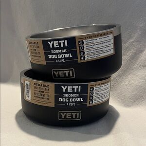 YETI Boomer Dog Bowl - Sleek Black